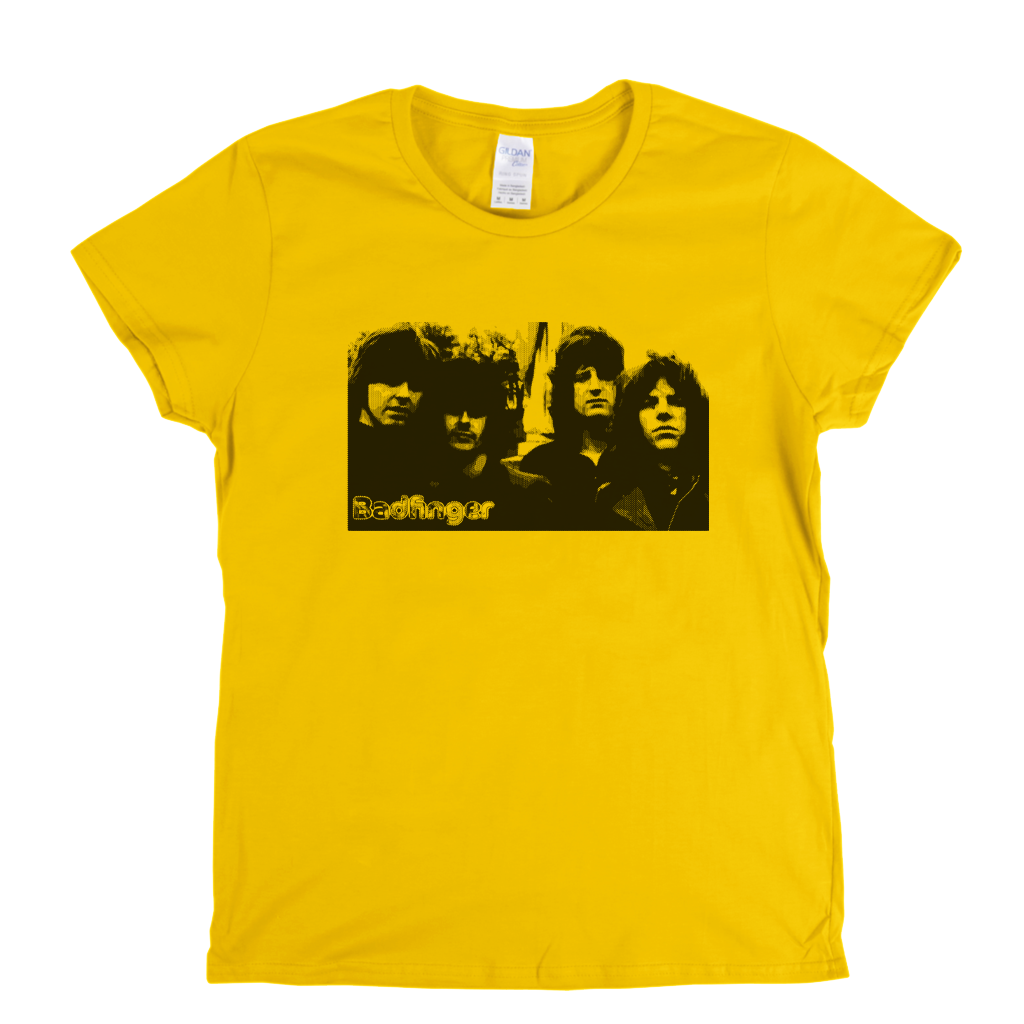 Portrait Of Badfinger Womens T-Shirt