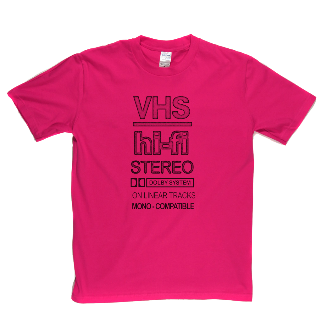 VHS Hi-Fi Stereo T-Shirt