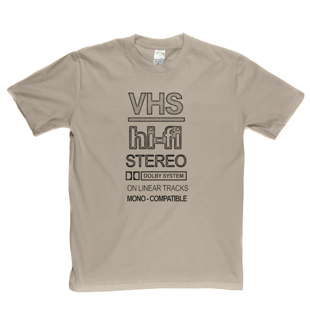VHS Hi-Fi Stereo T-Shirt