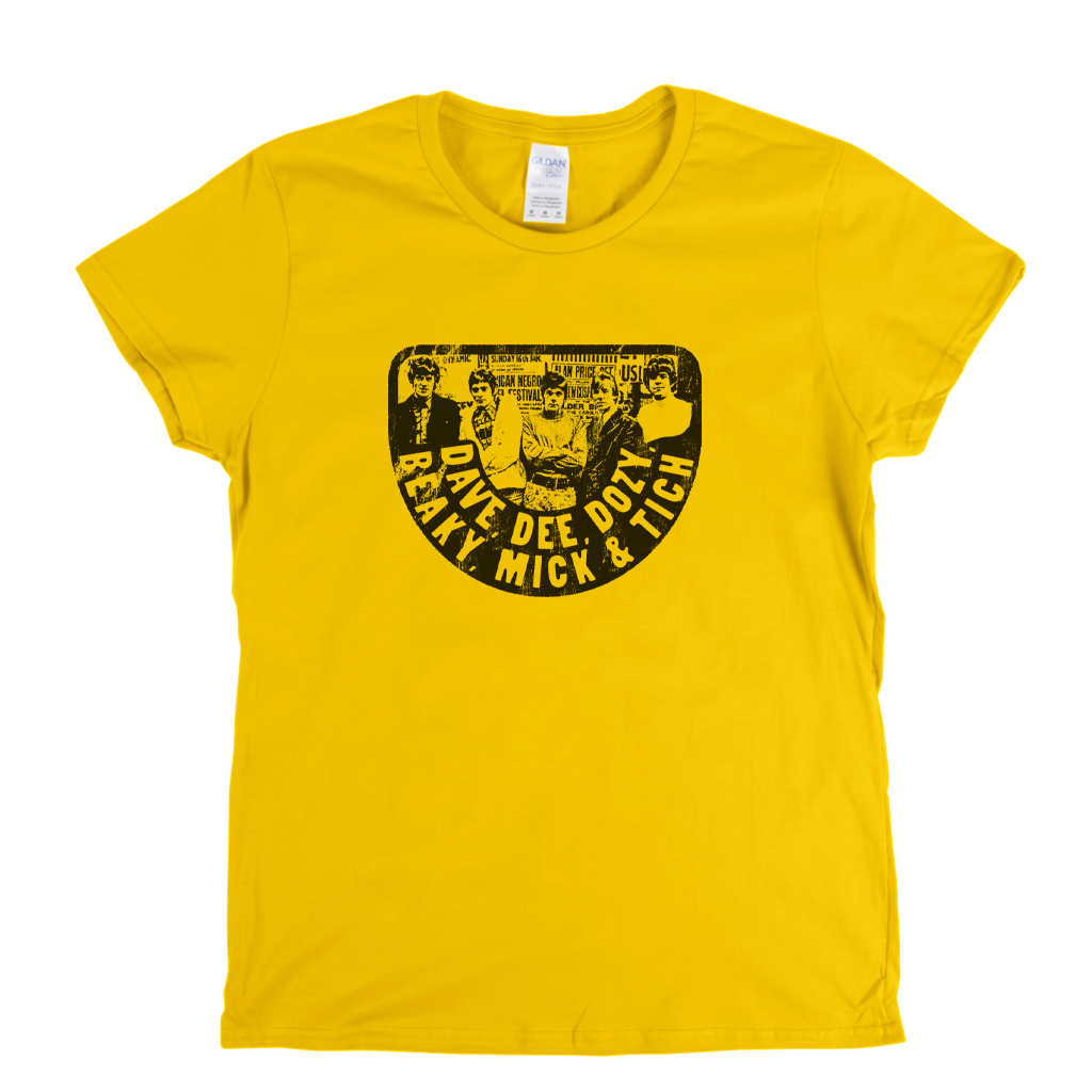 Dave Dee Dozy Beaky Mick And Tich Womens T-Shirt