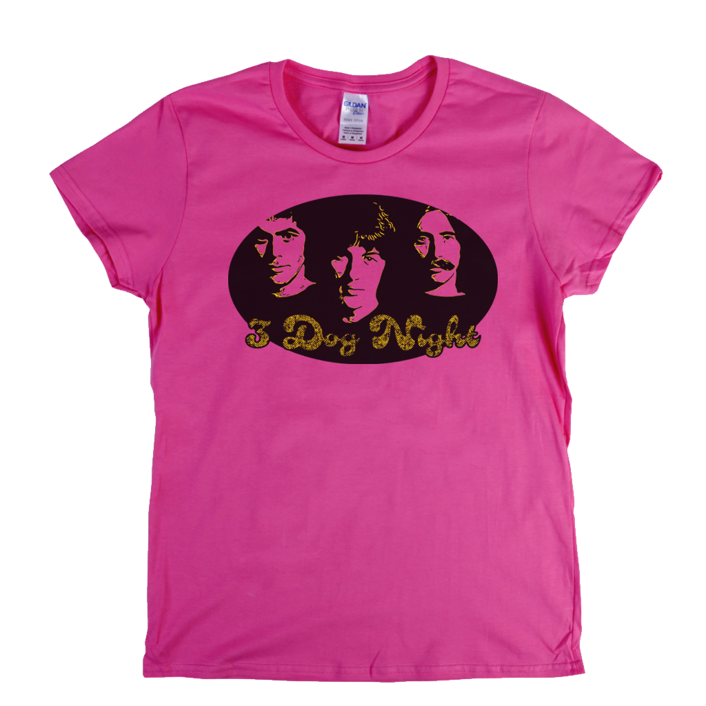 Portrait Of 3 Dog Night Womens T-Shirt