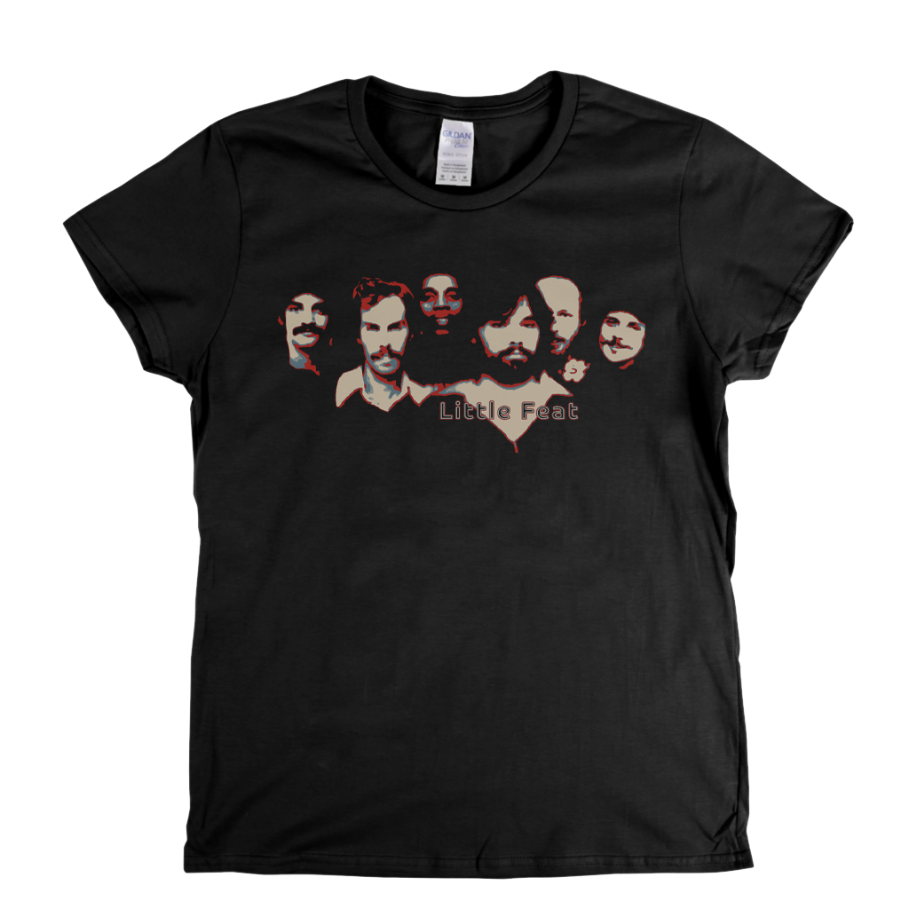 Portrait Of Little Feat Womens T-Shirt