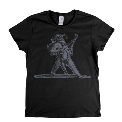 The Masked Comedian Playing The Guitar Womens T-Shirt