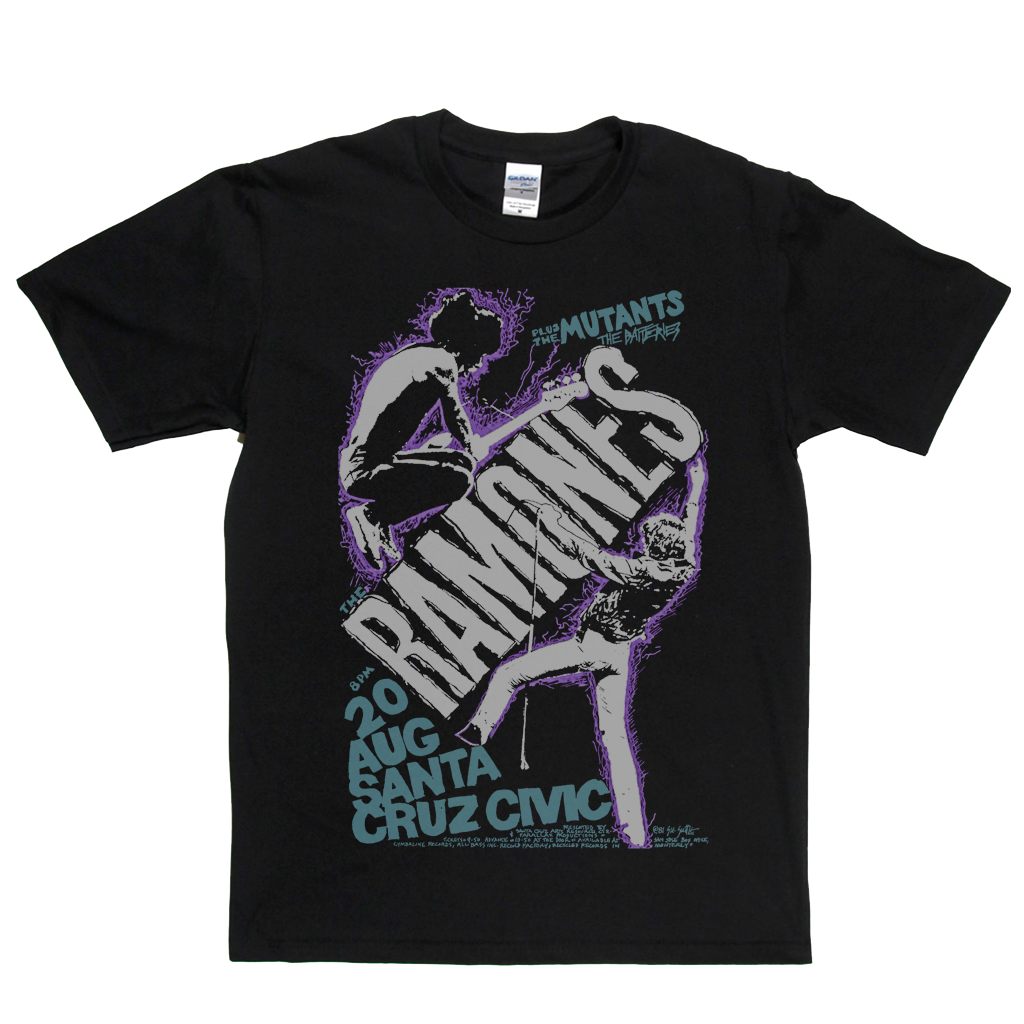 Ramones Santa Cruz Poster T-Shirt