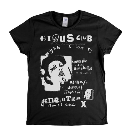 Gibus Club Punk Poster Womens T-Shirt