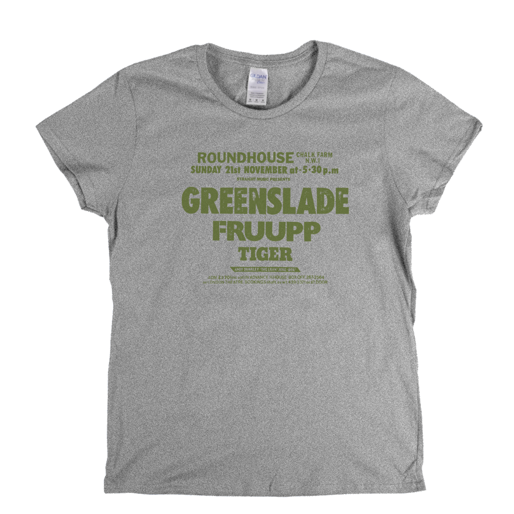 Greenslade Fruupp Poster Womens T-Shirt