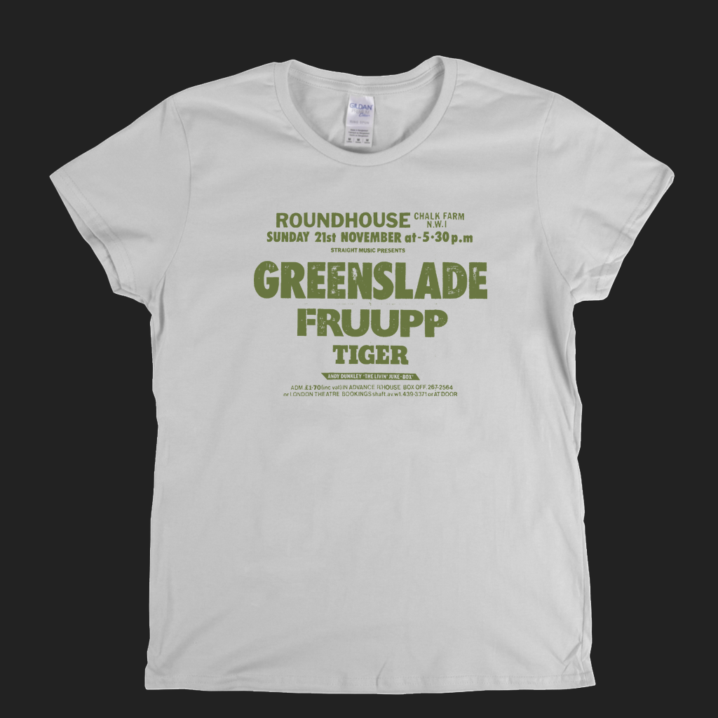 Greenslade Fruupp Poster Womens T-Shirt