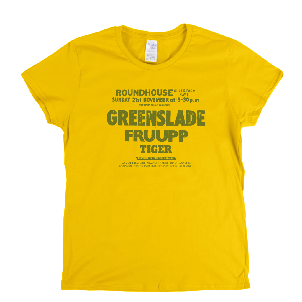 Greenslade Fruupp Poster Womens T-Shirt