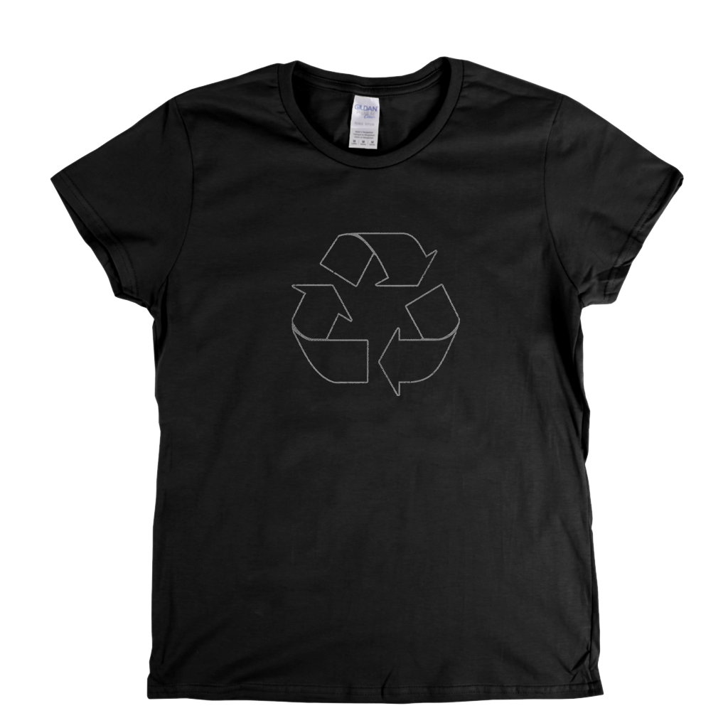 Recycle Symbol Womens T-Shirt