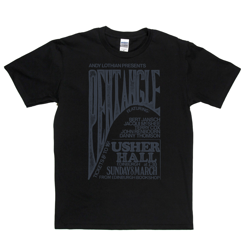 Pentangle Usher Hall Poster T-Shirt