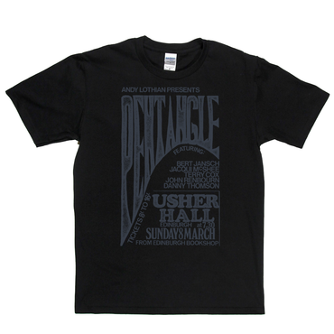 Pentangle Usher Hall Poster T-Shirt