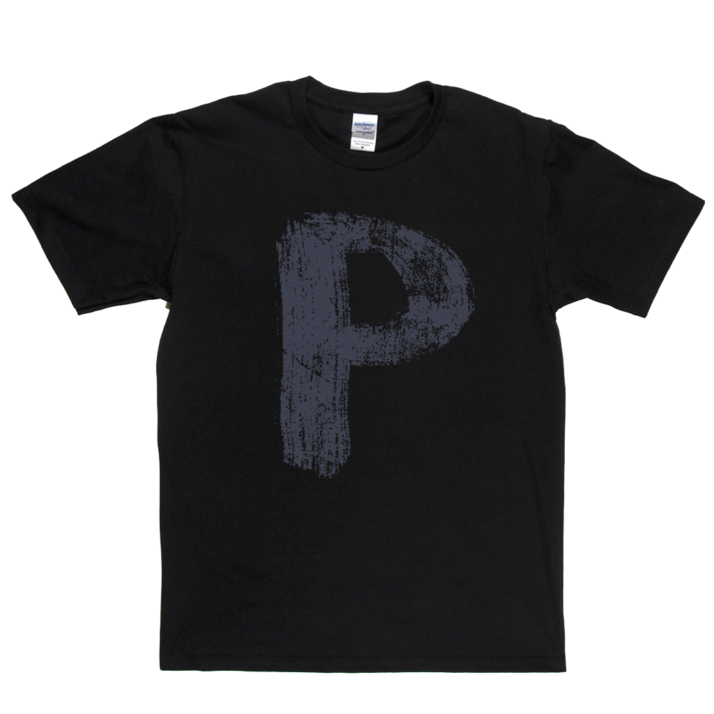 P Design Merch Letter P T-Shirt by DJTees Originals