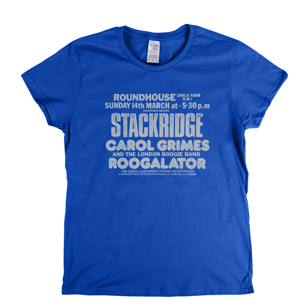 Stackridge Roundhouse Poster Womens T-Shirt