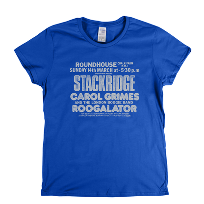 Stackridge Roundhouse Poster Womens T-Shirt