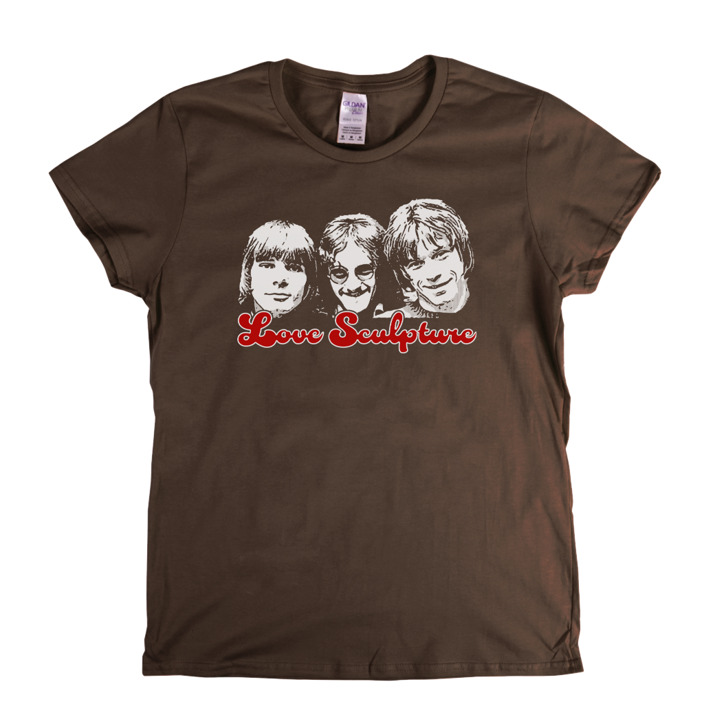 Portrait Of Love Sculpture Womens T-Shirt