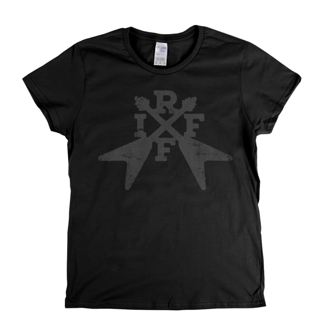 Riff Crossed Flying Vs Womens T-Shirt