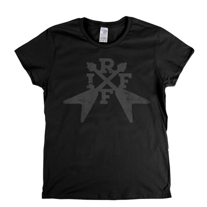 Riff Crossed Flying Vs Womens T-Shirt