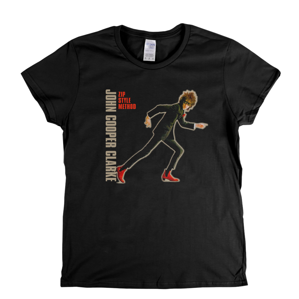 John Cooper Clarke Zip Style Method Womens T-Shirt
