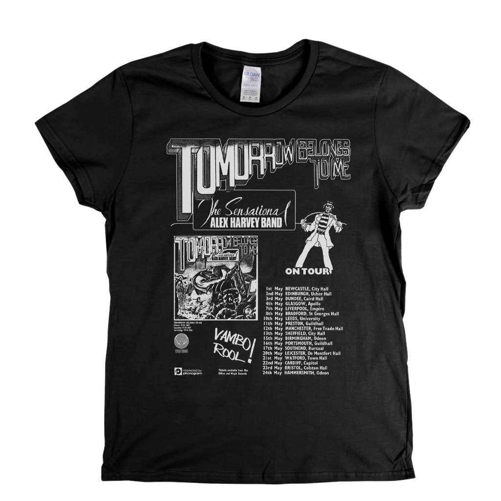 Alex Harvey Tomorrow Poster Womens T-Shirt