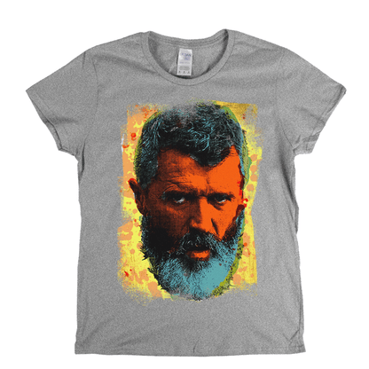 Roy Keane In Colour Womens T-Shirt
