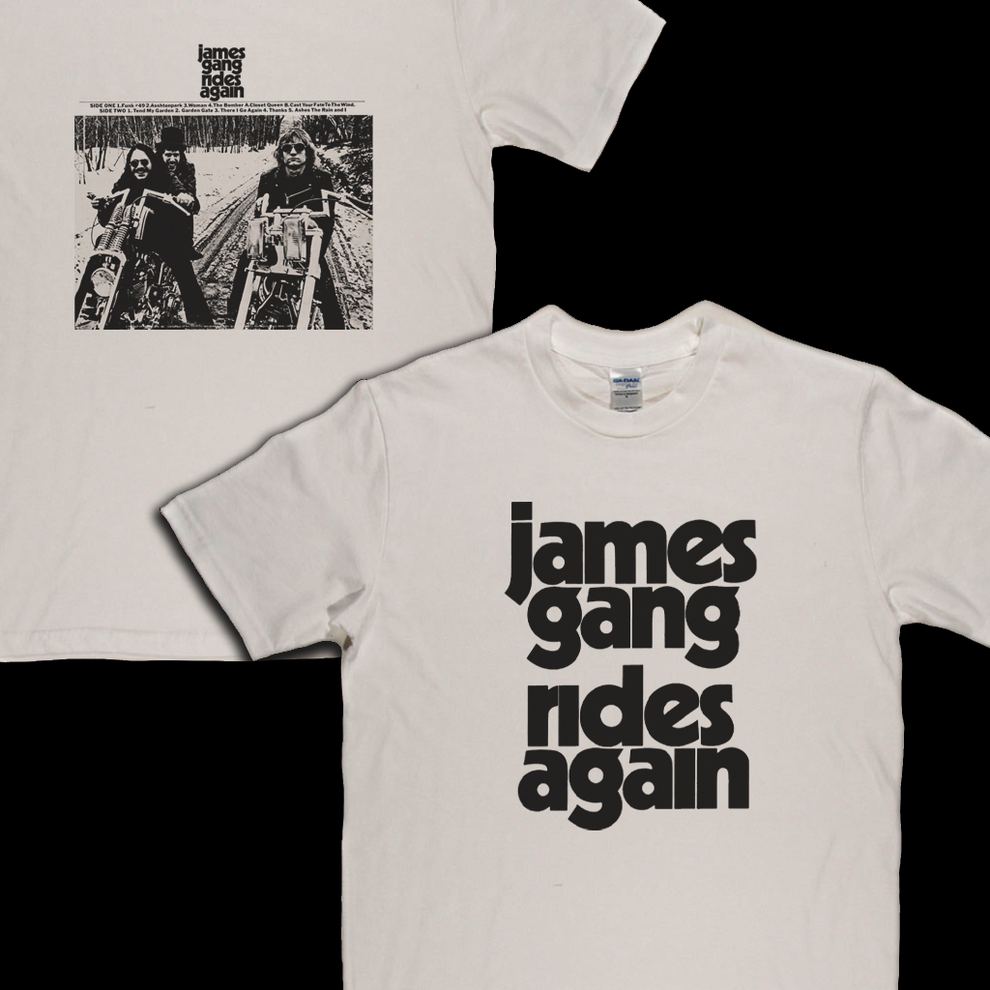 James Gang Rides Again T-Shirt - Classic Black – DJTees