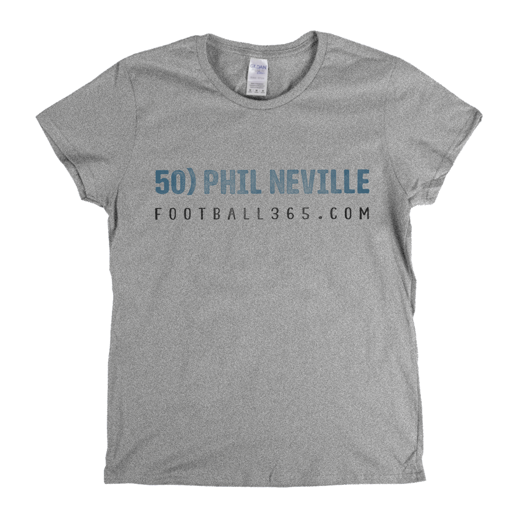 50 Phil Neville F365 Womens T-Shirt