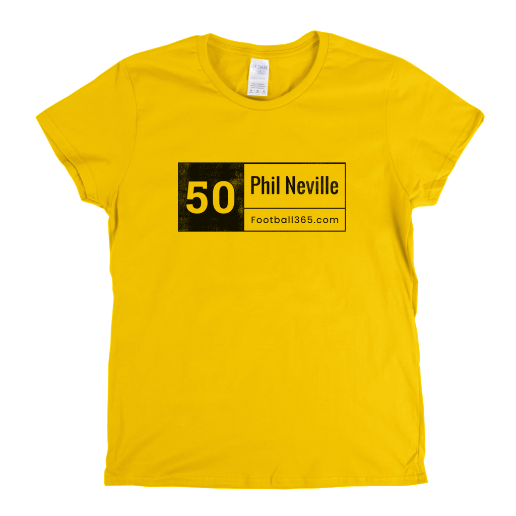 50 Phil Neville Womens T-Shirt