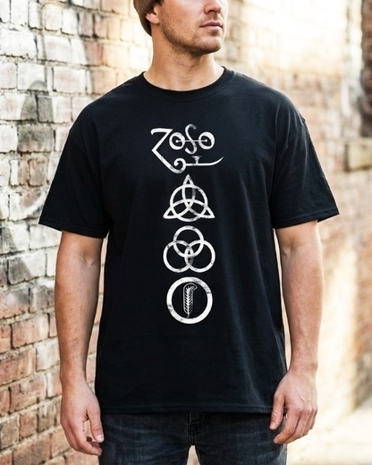 Led Zeppelin Symbols T-shirt