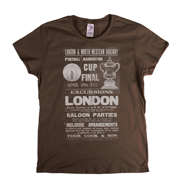 London Cup Final Poster Womens T-Shirt