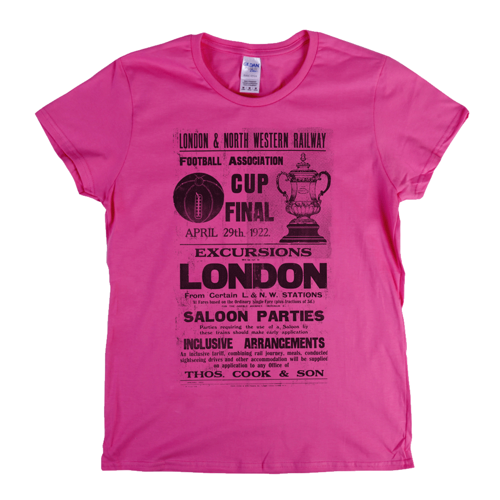London Cup Final Poster Womens T-Shirt