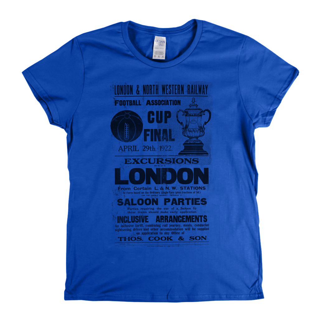 London Cup Final Poster Womens T-Shirt