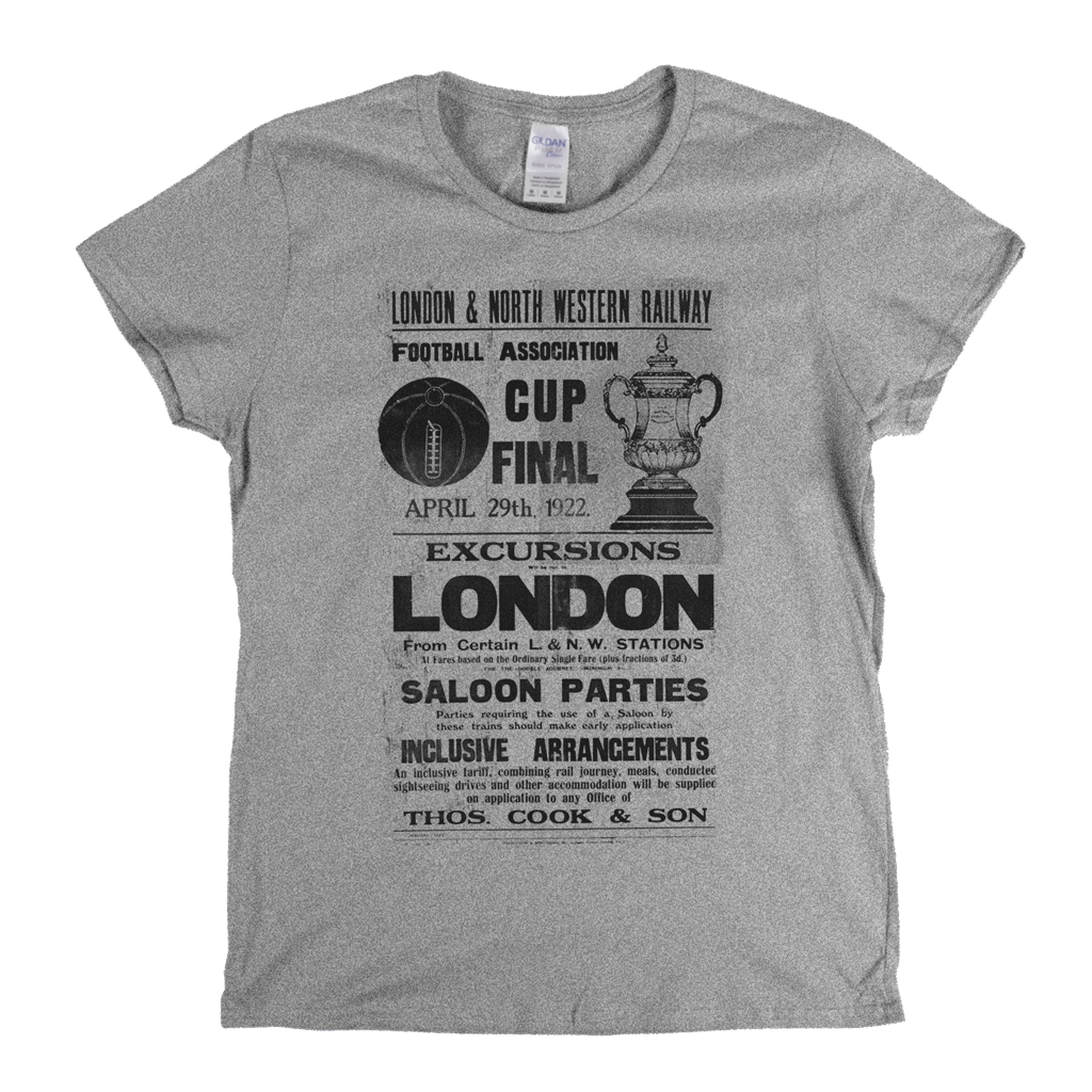 London Cup Final Poster Womens T-Shirt