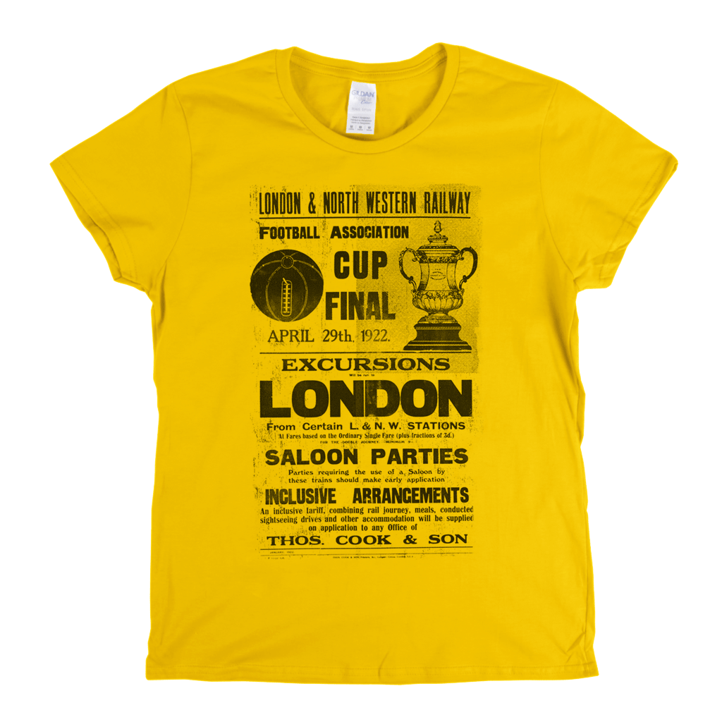 London Cup Final Poster Womens T-Shirt