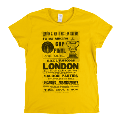London Cup Final Poster Womens T-Shirt