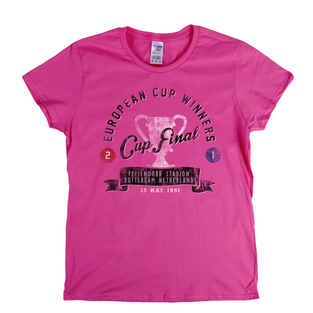 European Cup Winners Final 1991 Womens T-Shirt