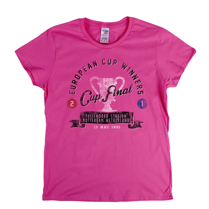 European Cup Winners Final 1991 Womens T-Shirt
