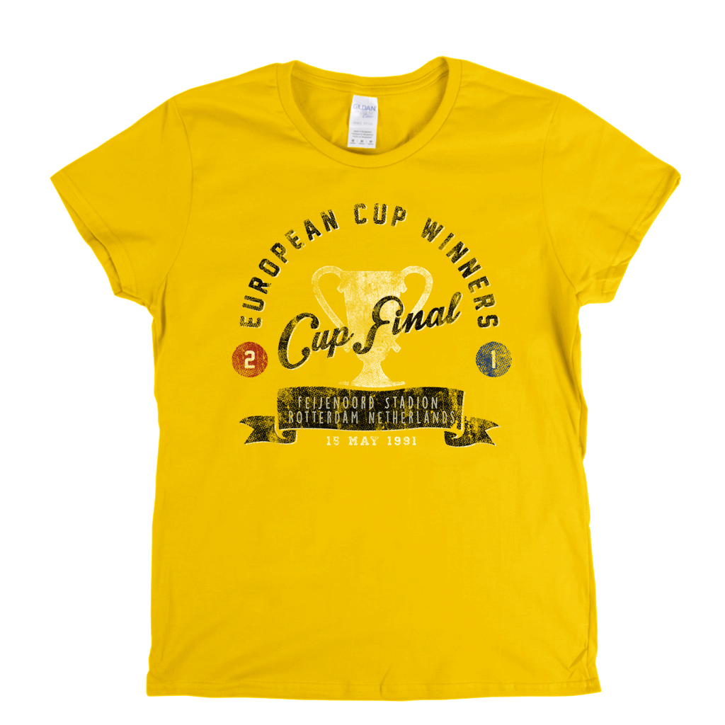 European Cup Winners Final 1991 Womens T-Shirt