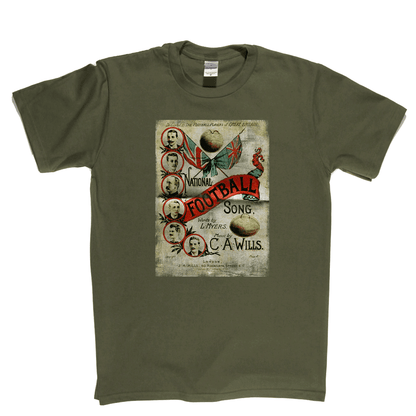 National Football Song Poster Regular T-Shirt
