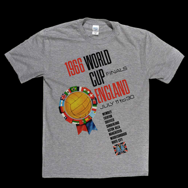 1966 World Cup England Flags Poster T-Shirt