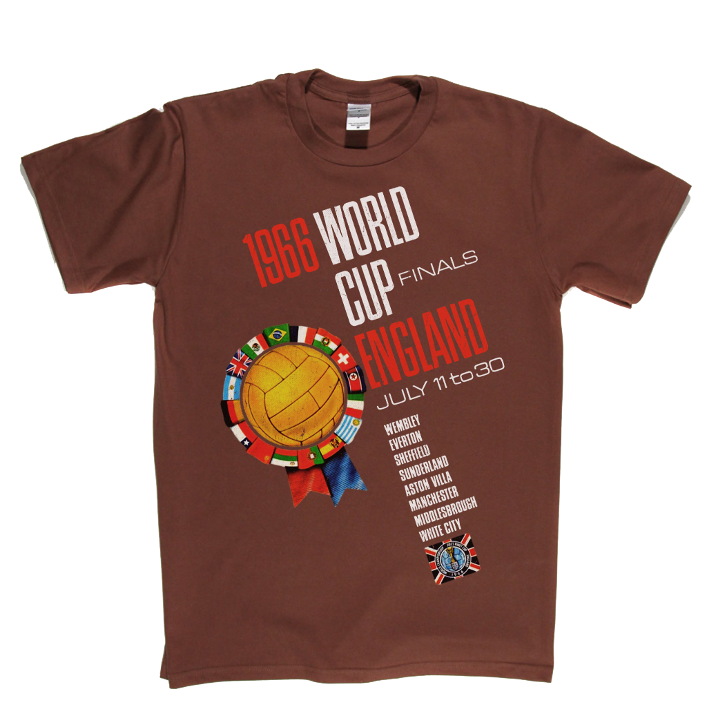 1966 World Cup England Flags Poster T-Shirt