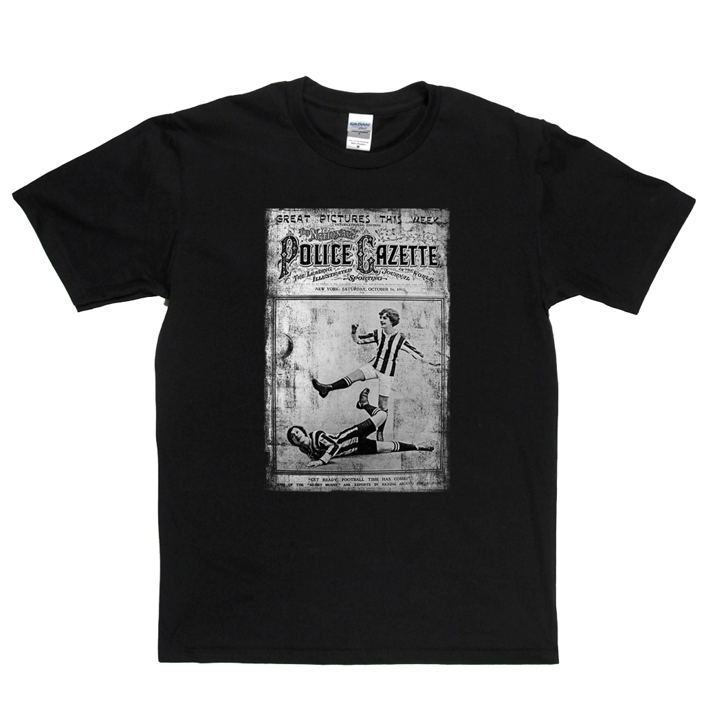 Police Gazette Football 1915 Regular T-Shirt
