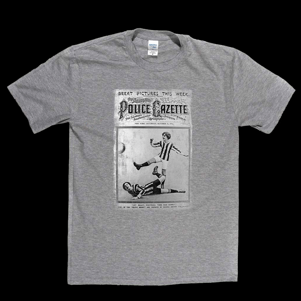Police Gazette Football 1915 Regular T-Shirt