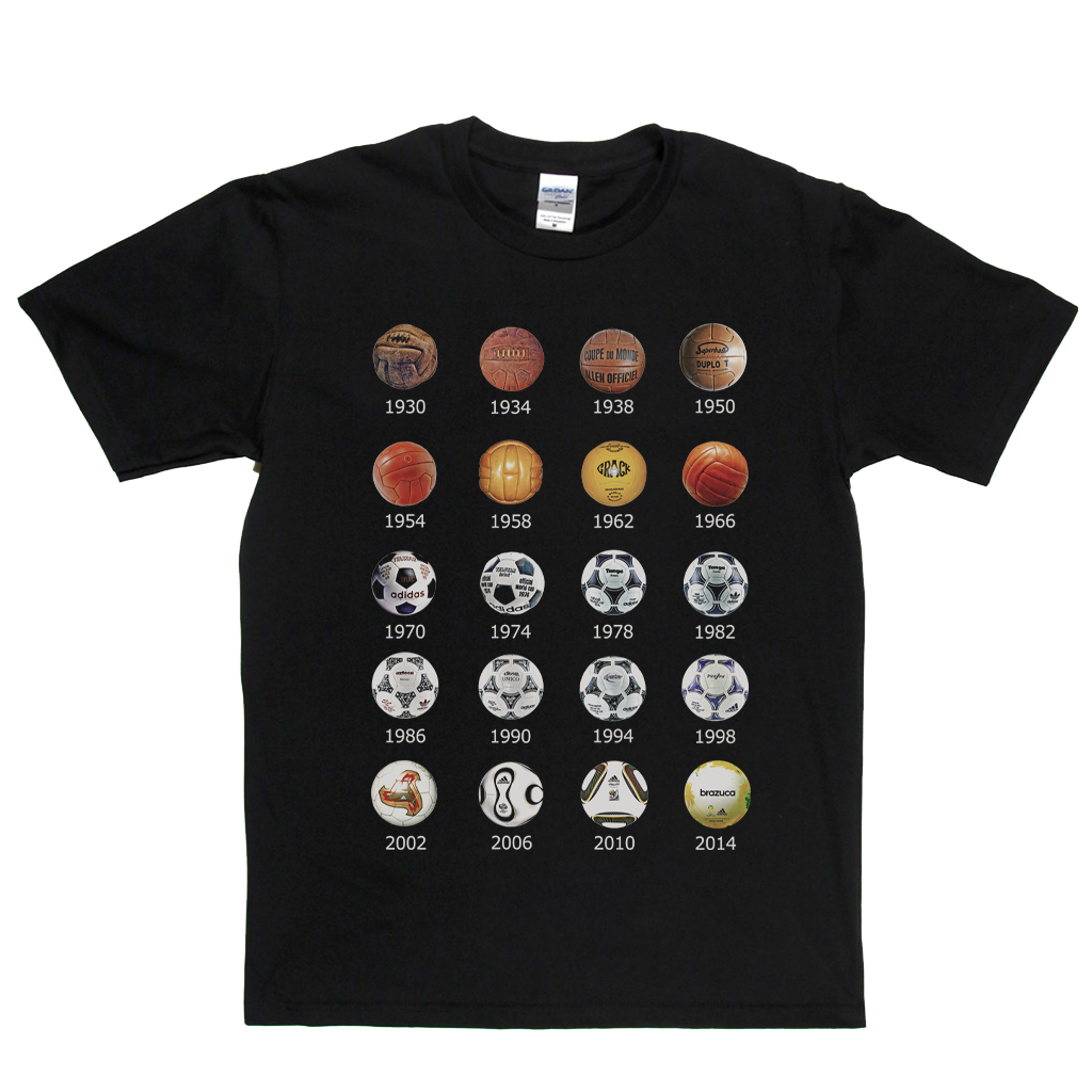 Footballs Through The Ages T-Shirt
