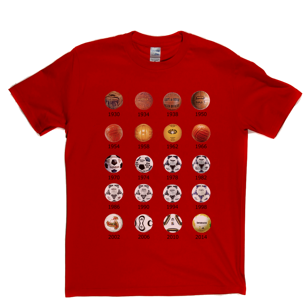 Footballs Through The Ages T-Shirt