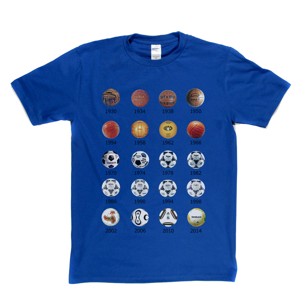 Footballs Through The Ages T-Shirt