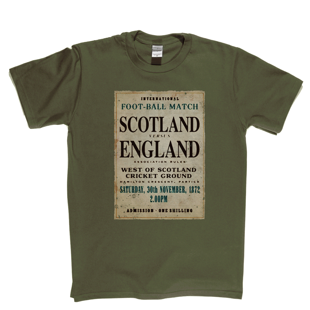 Scotland V England 1872 Regular T-Shirt