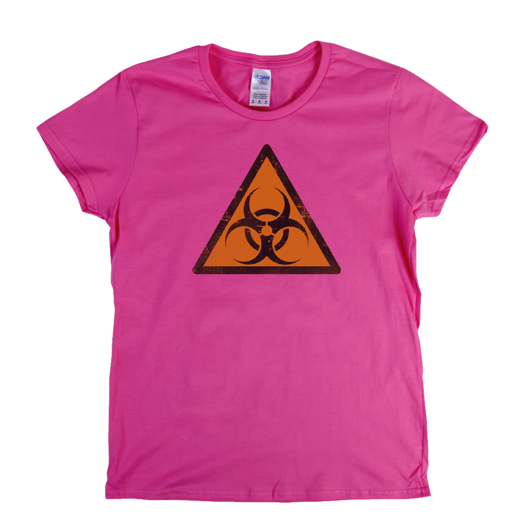 Biohazard Symbol Womens T-Shirt
