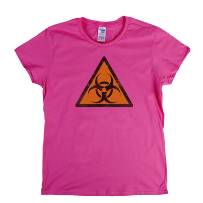Biohazard Symbol Womens T-Shirt