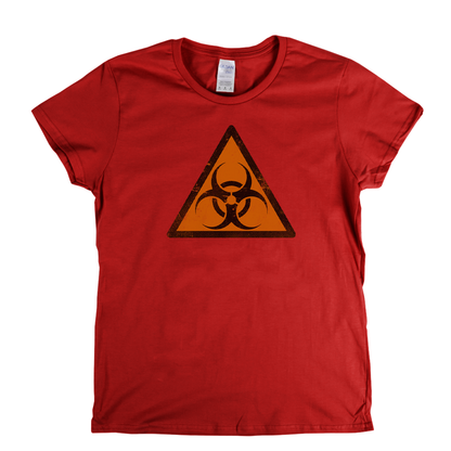 Biohazard Symbol Womens T-Shirt