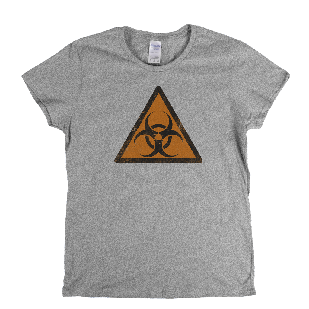 Biohazard Symbol Womens T-Shirt